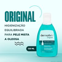 Sabonete Líquido Facial Dermotivin Original Pele Mista 120ml