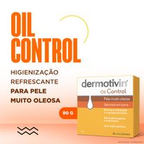 Sabonete Em Barra Para O Rosto Dermotivin Oil Control 90g