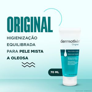 Sabonete Líquido Facial Dermotivin Original Pele Mista 70ml