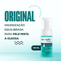 Espuma De Limpeza Facial Dermotivin Original 130ml
