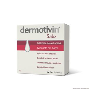 Sabonete Em Barra Para O Rosto Dermotivin Salix 90g