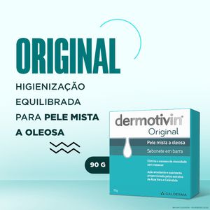 Sabonete Em Barra Para O Rosto Dermotivin Original 90g