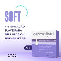 Sabonete Em Barra Para o Rosto Dermotivin Soft 90g