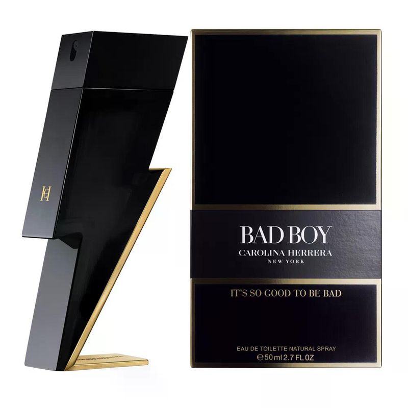 Perfume Bad Boy Eau De Toilette Masculino Carolina Herrera 50ml