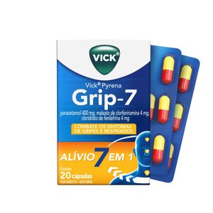 Grip-7 Vick Pyrena 20 Cápsulas