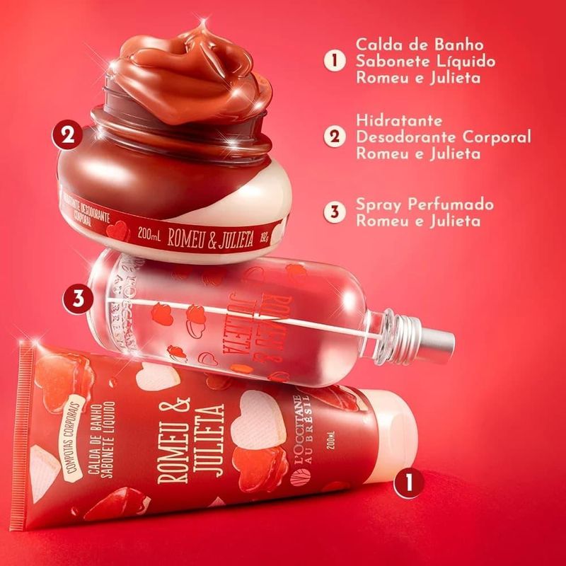 Spray Perfumado Romeu e Julieta L'Occitane Au Brésil 150mL
