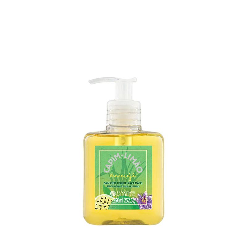 Sabonete Líquido para Mãos Capim-Limão Maracujá L'Occitane Au Brésil 250ml
