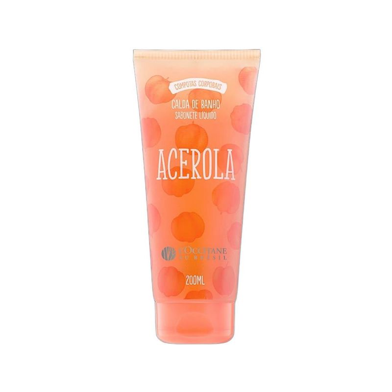 Calda de Banho Sabonete Líquido Acerola L'Occitane Au Brésil 200ml