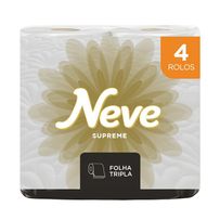 Papel higiênico Neve Neutra Care Supreme 4 unidades