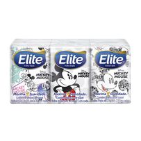 Lenço De Papel Elite Kids Mickey Mouse Pacote Com 6 Unidades E 8 Folhas Em cada