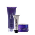 Kit KPro Profissional Special Silver Shampoo Máscara e Acidificante (3 produtos)