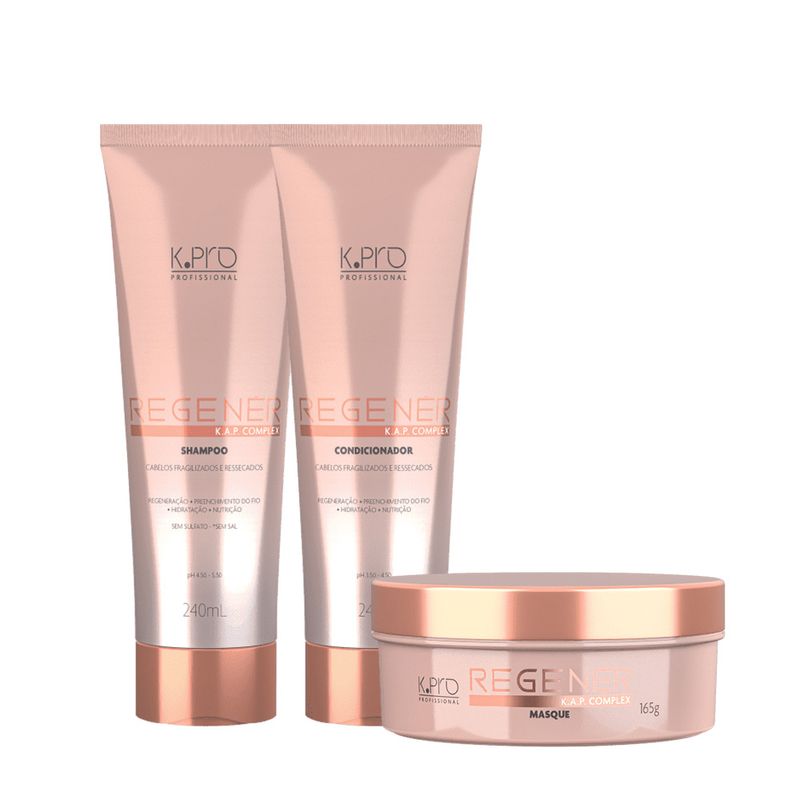 Kit KPro Profissional Regenér Home Care (3 Produtos)