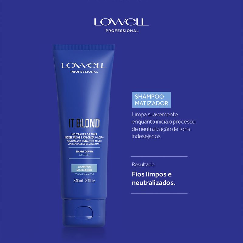 Lowell Violet Platinum Shampoo 240ml