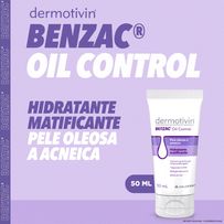 Hidratante Facial Dermotivin Benzac Matificante Oil Control 50ml