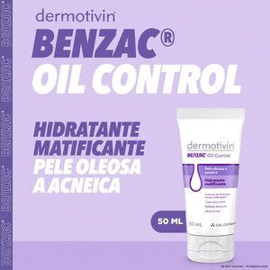Hidratante Facial Dermotivin Benzac Matificante Oil Control 50ml