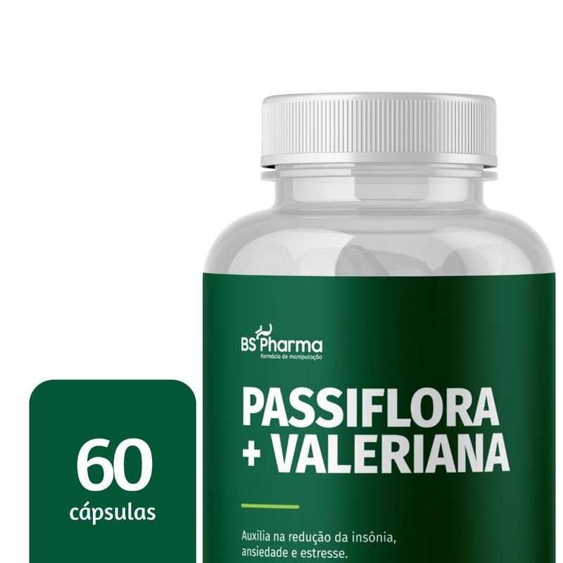 Passiflora 250 mg Valeriana 50 mg - 60 Cápsulas