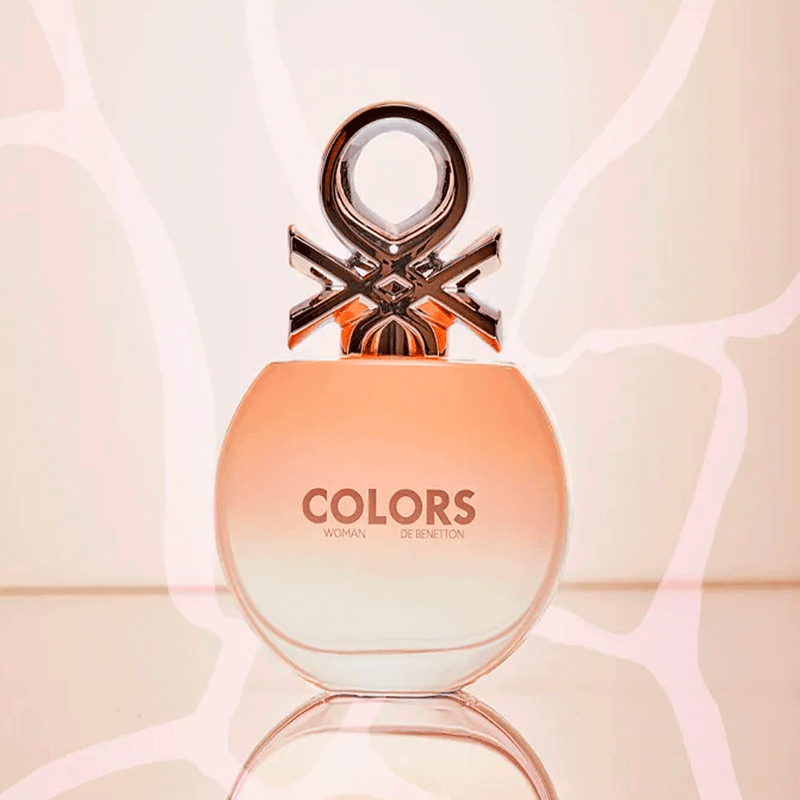 Benetton Colors Woman Rose Eau de Toilette - Perfume Feminino - 80ml