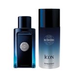 Kit Banderas The Icon Masculino - Eau de Toilette 100ml - Desodorante 150ml