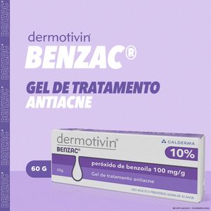 Gel Tratamento Antiacne Dermotivin Benzac 10% 60g