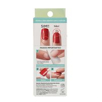 Unhas Autocolantes Impress Kiss Ny Self Love Tea Médio 30 Unidades