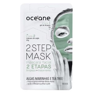 Máscara Facial 2 Etapas Oceane 2Step Mask Tea Tree 13g