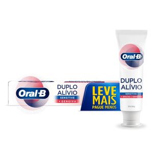 Creme Dental Oral-B Duplo Alívio Sensibilidade E Gengiva 140g