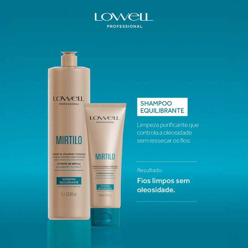 Lowell Extrato de Mirtilo - Shampoo 240ml