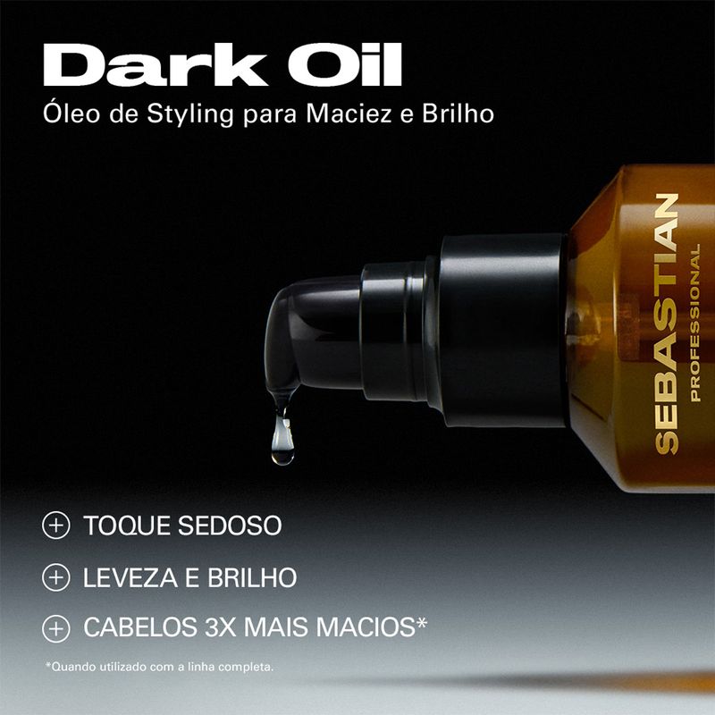 Kit Sebastian Professional Dark Oil Máscara 145 Óleo (2 produtos)