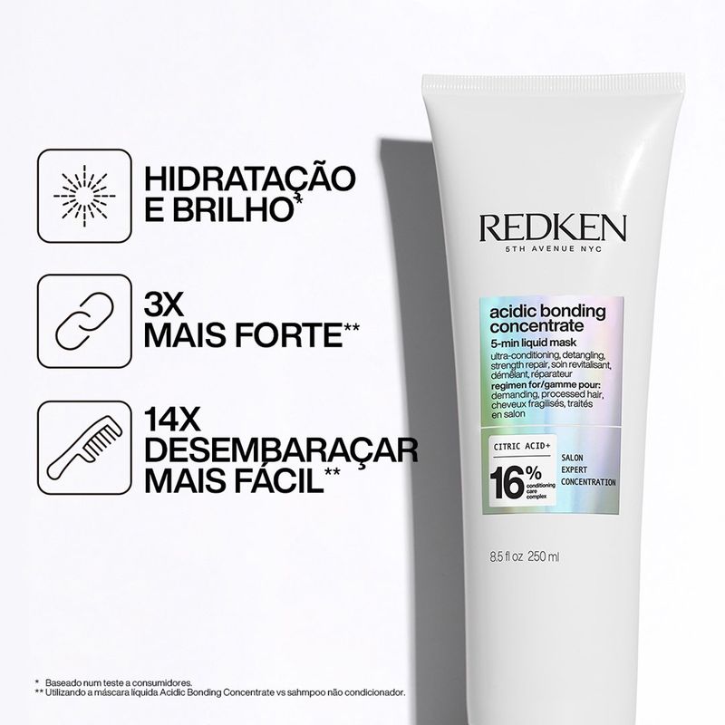 Redken Acidic Bonding Concentrate - Máscara Líquida Acidificante 250ml