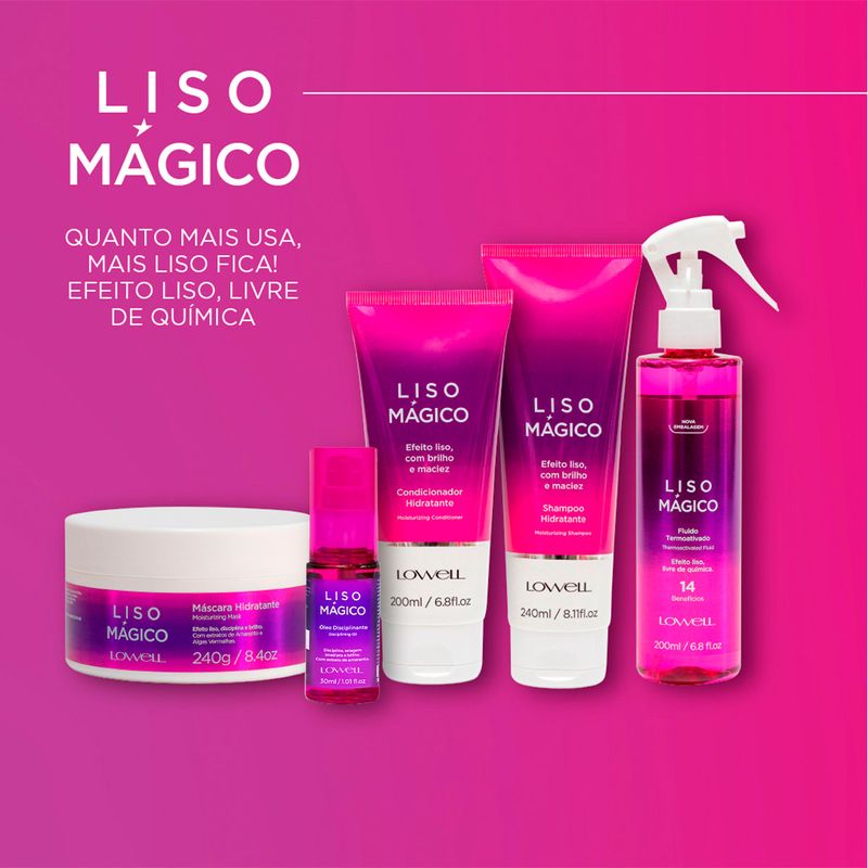 Lowell Liso Mágico - Máscara Capilar 240ml