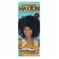 Tintura Creme Maxton 1.77 - Preto Azulado Intenso
