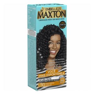 Tintura Creme Maxton 1.110 - Preto Intenso Profundo