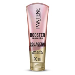 Máscara De Tratamento Pantene Booster Proteção Colágeno Hidrata & Resgata Pré E Pós Coloração 90ml