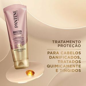 Máscara De Tratamento Pantene Booster Proteção Colágeno Hidrata & Resgata Pré E Pós Coloração 90ml
