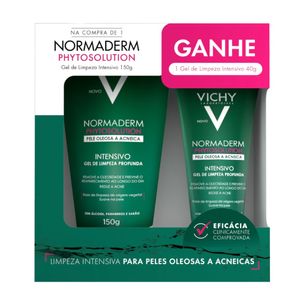 Kit Vichy Normaderm Gel De Limpeza Intesnsivo Phytosolution 150g + Gel De Limpeza Intesnsivo Phytosolution 40g