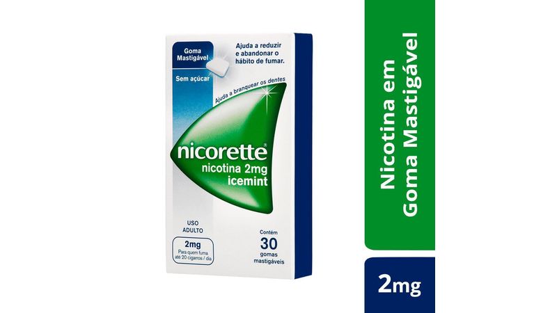 Comprar Nicorette ice mint 2 mg 30 chicles