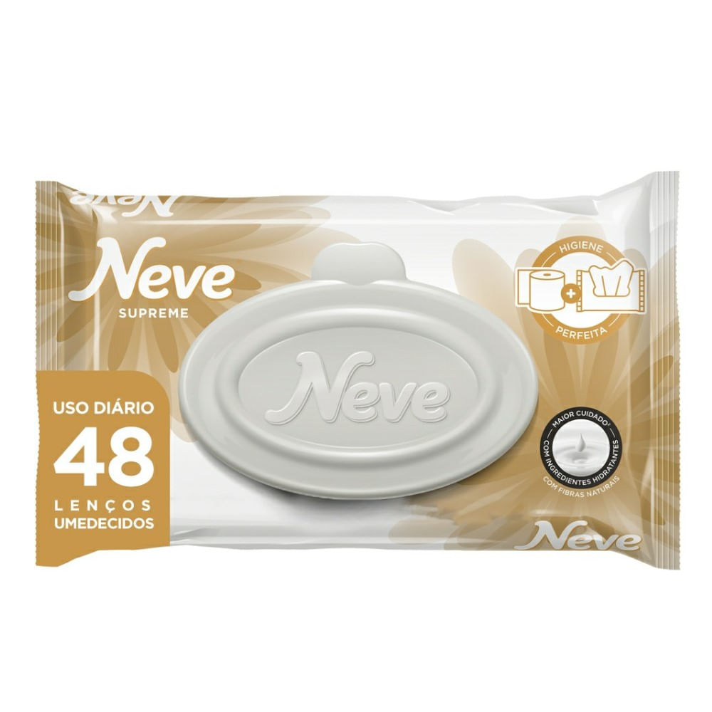 Lenço Umedecido Neve Supreme 48 unidades