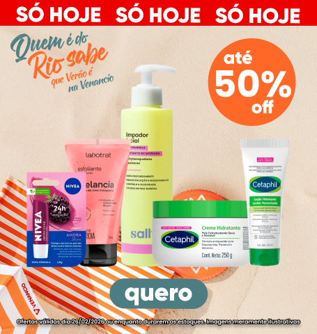 Até 50% de desconto. Aproveite!