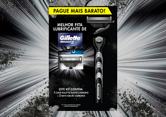 Aparelhos de barbear Gillette Mach 3 Carbono
