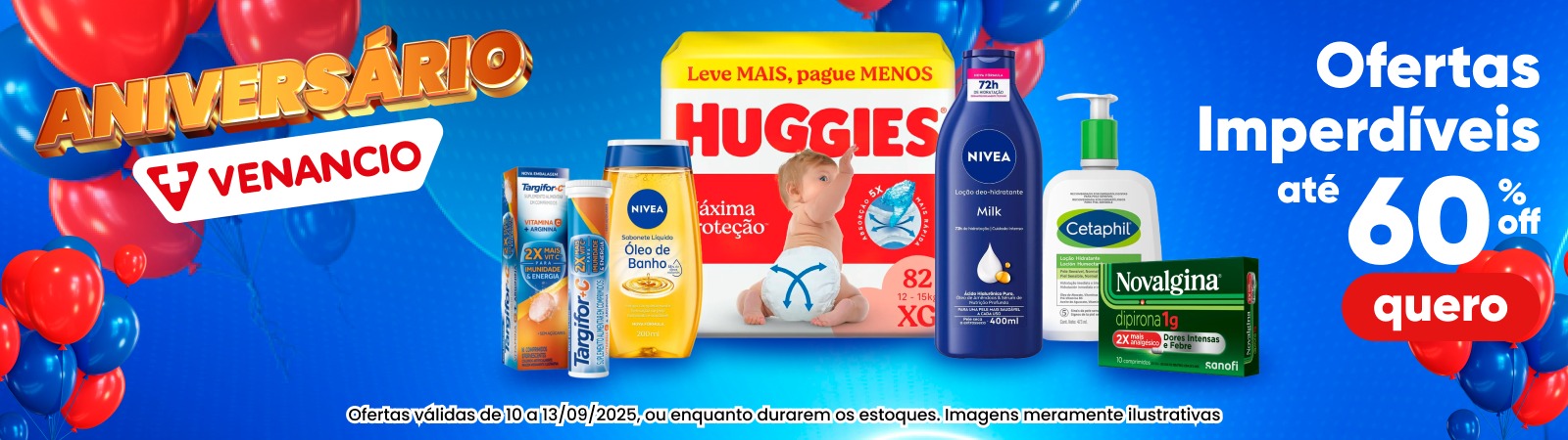 Ofertas de até 60% OFF. Confira!