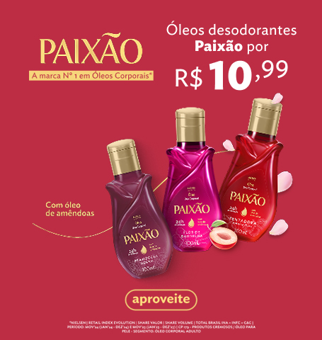 Óleo Paixão em Oferta.