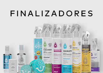 Cabelos finalizados com Hidratei