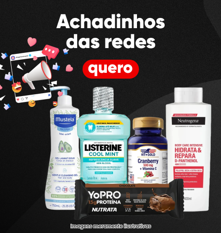 Os seus produtos favoritos com descontos imperdíveis!