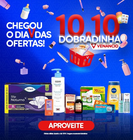 Aproveite a dobradinha de ofertas 10/10!
