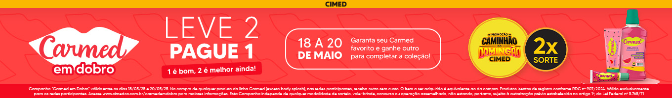 Carmed Leve 2 Pague 1 . Aproveite e complete a sua coleção!