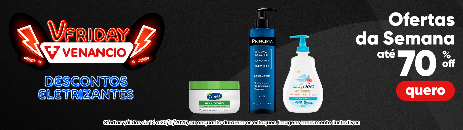 Descontos de até 70%. Aproveite nossas ofertas!
