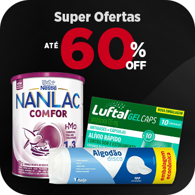 Super Ofertas com até 60% Off