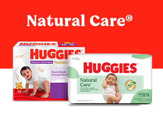 Conheça os produtos Huggies Natural Care.