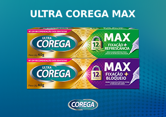 Conheça o Ultra Corega Max.