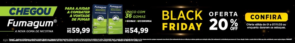 Fumagum com 20% OFF!